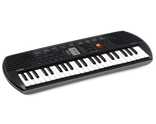 Casio SA-77 - Teclado MIDI con 44 teclas mini, color gris