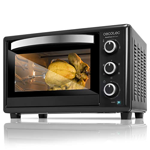 Cecotec Bake&Toast 650 Gyro - Horno Conveccion Sobremesa, capacidad de 30 litros, 1500 W, 5 Modos, Temperatura hasta 230ºC y Tiempo hasta 60 Minutos Cecotec Bake&Toast 650 Gyro - Horno Conveccion Sobremesa, capacidad de 30 litros, 1500 W, 5 Modos, Temperatura hasta 230ºC y Tiempo hasta 60 Minutos