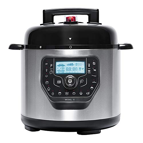 Cecotec Olla programable GM Modelo H Deluxe. Programable 24 Horas con Capacidad de 6 litros. Incluye función báscula e innovadora Tapa Advance, abatible y más cómoda para liberar la presión. Cecotec Olla programable GM Modelo H Deluxe. Programable 24 Horas con Capacidad de 6 litros. Incluye función báscula e innovadora Tapa Advance, abatible y más cómoda para liberar la presión.
