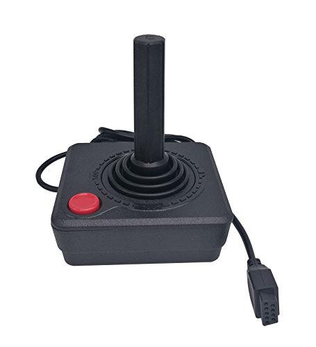Childhood Joysticks clásicos retro del regulador negro Gamepad para la consola del juego del sistema de Atari 2600
