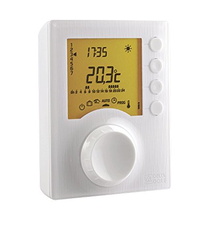 Delta Dore 6053005 Termostato Programab Tybox 117, Blanco, Talla Única Delta Dore 6053005 Termostato Programab Tybox 117, Blanco, Talla Única