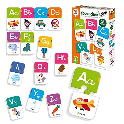 Diset- Juguete educativos El Abecedario, Multicolor (68963) Diset- Juguete educativos El Abecedario, Multicolor (68963)