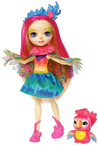 Enchantimals-FJJ21 Muñeca Peeki Parrot, multicolor (Mattel FJJ21)