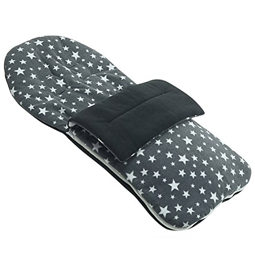 Forro polar saco compatible con Mountain Buggy Duo – gris Star Forro polar saco compatible con Mountain Buggy Duo – gris Star