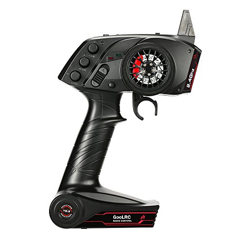 GoolRC TG3 Transmisor de Control Remoto Radio Digital 2.4GHz 3CH con Receptor para RC Barco Coche GoolRC TG3 Transmisor de Control Remoto Radio Digital 2.4GHz 3CH con Receptor para RC Barco Coche