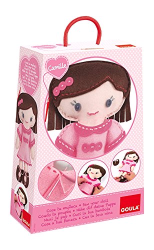 Goula- CREA tu muñeca Camille, Multicolor (Diset 52022)