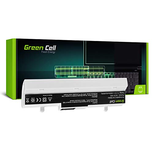 Green Cell® Standard Serie AL32-1005 Batería para ASUS EEE PC 1001 1001HA 1001PX 1001PXD | 1005 1005H 1005HA 1005P 1005PXD | R101 Ordenador (6 Celdas 4400mAh 10.8V Blanco)