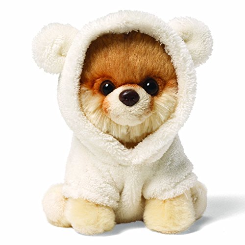 Gund Boo - Osito de Peluche con Albornoz (12,5 cm)