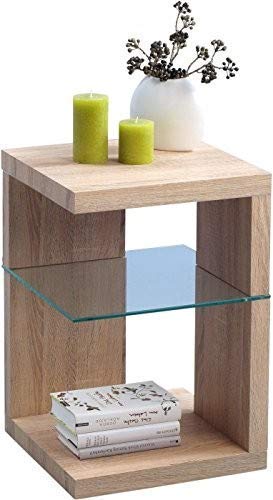 HomeTrends4You 515742 Auxiliar/mesilla, 40 x 60 x 40 cm, Madera de Roble HomeTrends4You 515742 Auxiliar/mesilla, 40 x 60 x 40 cm, Madera de Roble