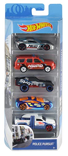 Hot Wheels- Disney Pack de 5 vehículos, coches juguete, 5+ (Mattel 1806)