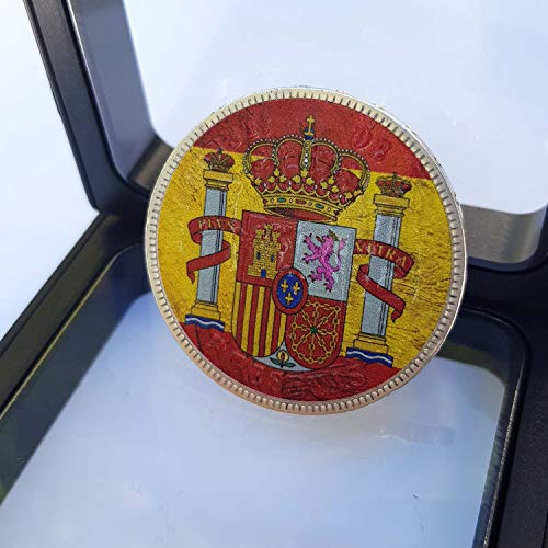 IMPACTO COLECCIONABLES Monedas de España - 5 Pesetas acuñada en Plata Entre 1871 y 1892, con aplicación en Color - Edición Coleccionista IMPACTO COLECCIONABLES Monedas de España - 5 Pesetas acuñada en Plata Entre 1871 y 1892, con aplicación en Color - Edición Coleccionista