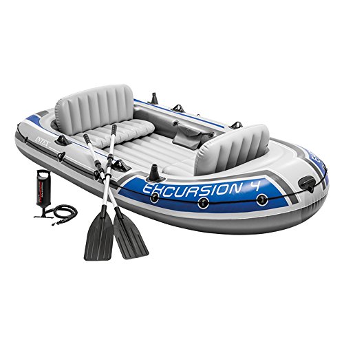 Intex 68324NP - Barca Hinchable Excursion 4 con 2 Remos 315 x 165 x 43 cm Intex 68324NP - Barca Hinchable Excursion 4 con 2 Remos 315 x 165 x 43 cm