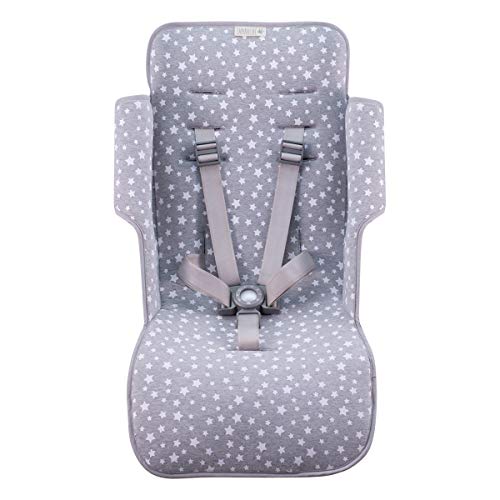 JANABEBE Colchoneta para Maclaren Quest, Techno, Triumph, XT (White S) JANABEBE Colchoneta para Maclaren Quest, Techno, Triumph, XT (White S)
