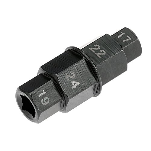 KKmoon Motocicleta Eje Herramienta de desmontaje de la Rueda 17 19 22 24 mm Eje de Herramienta de desmontaje de la Motocicleta Bicicleta Rueda Delantera Motorbike Clave KKmoon Motocicleta Eje Herramienta de desmontaje de la Rueda 17 19 22 24 mm Eje de Herramienta de desmontaje de la Motocicleta Bicicleta Rueda Delantera Motorbike Clave