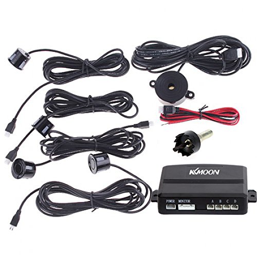KKmoon Sistema de Aparcamiento Revés Reserva Alerta de Sonido + 4 Sensores (Negro) KKmoon Sistema de Aparcamiento Revés Reserva Alerta de Sonido + 4 Sensores (Negro)
