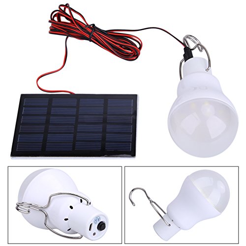 LED Lámpara Solar Bombilla de Demiawaking Voltage 0.8W/5V con Batería 750ma / 3.7v Iluminación Exterior con Panel Solar Bombilla