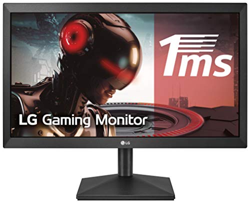 LG 20MK400H-B - Monitor WXGA de 49,4 cm (19,5") con Panel TN (1366 x 768 píxeles, 16:9, 200 cd/m², 600:1, 2 ms, NTSC >72%, 60Hz) Color Negro Mate