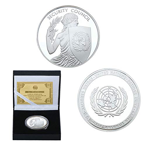 LSJTZ Diosa de la Paz, bañado en Plata, Moneda Conmemorativa, colección, Insignia, el Escudo, la Paz Mundial, la Seguridad, el desafío, Exquisito LSJTZ Diosa de la Paz, bañado en Plata, Moneda Conmemorativa, colección, Insignia, el Escudo, la Paz Mundial, la Seguridad, el desafío, Exquisito
