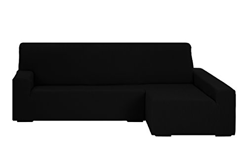 Martina Home Funda para sofa Chaise Longue modelo Emilia - Brazo derecho, color Negro Martina Home Funda para sofa Chaise Longue modelo Emilia - Brazo derecho, color Negro