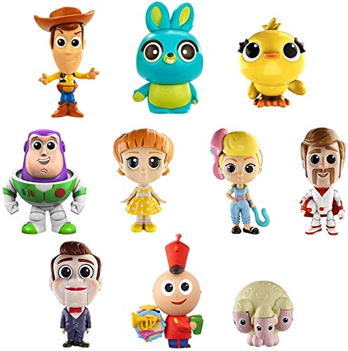 Mattel Disney Toy Story 4 Pack de 10 amiguitos, Mini Figuras Básicas de Los Personajes de La Película (GCY86) Mattel Disney Toy Story 4 Pack de 10 amiguitos, Mini Figuras Básicas de Los Personajes de La Película (GCY86)