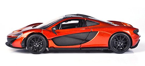 McLaren P1, Rojo Metálico/Negro, Modelo de Auto, Listo, Motor MAX 1: 24