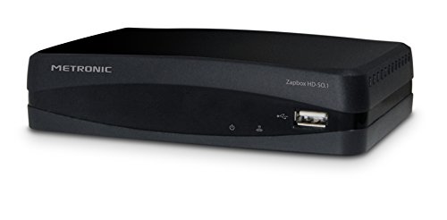 Metronic 441615 Zapbox HD-SO.1.1 - Receptor TDT-T2 HD, toma USB, HDMI, Scart, SPDIF, mando a distancia, Negro Metronic 441615 Zapbox HD-SO.1.1 - Receptor TDT-T2 HD, toma USB, HDMI, Scart, SPDIF, mando a distancia, Negro