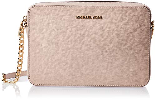 Michael Kors - Jet Set Large Crossbody, Bolsos bandolera Mujer, Negro (Soft Pink), 1.9x10.2x22.9 cm (B x H T) Michael Kors - Jet Set Large Crossbody, Bolsos bandolera Mujer, Negro (Soft Pink), 1.9x10.2x22.9 cm (B x H T)