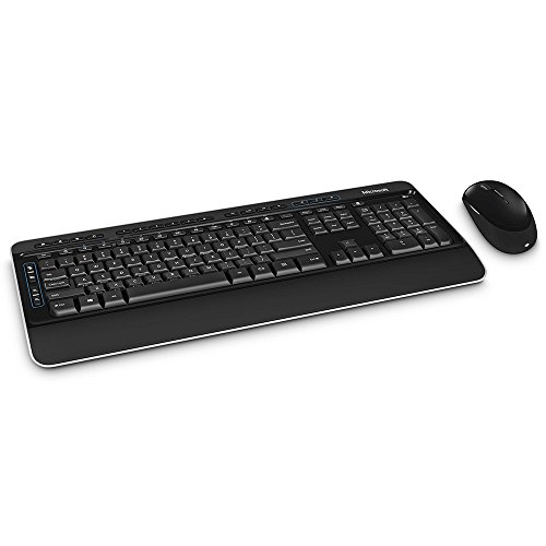 Microsoft – Wireless Desktop 3050, Ratón y teclado, QWERTY español, Negro