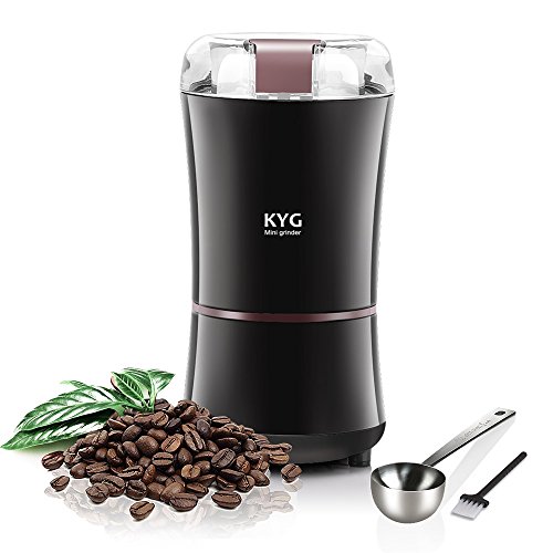 Molinillo Eléctrico de Café Semillas Especias Frutos Secos Molinos de Cuchillas Acero Inoxidable de 300W Potencia Muele Rápido Viene con Cepillo para Limpieza y Cuchara de Medición Molinillo Eléctrico de Café Semillas Especias Frutos Secos Molinos de Cuchillas Acero Inoxidable de 300W Potencia Muele Rápido Viene con Cepillo para Limpieza y Cuchara de Medición