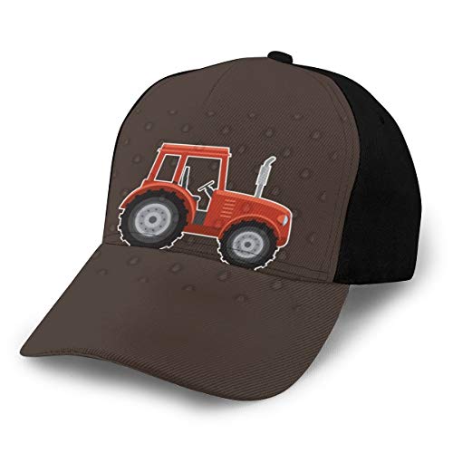 N/ Tractor Farmer - Gorra de béisbol, color negro