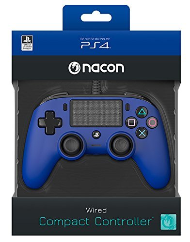 Nacon - Mando Compacto para PS4, color Azul