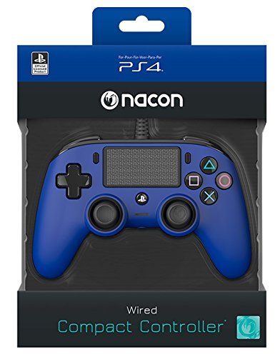 Nacon - Mando Compacto para PS4, color Azul Nacon - Mando Compacto para PS4, color Azul