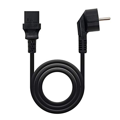 NanoCable 10.22.0102 - Cable de alimentación para CPU, CEE7/M-C13/H, 100% cobre AWG18, negro, 1.5mts NanoCable 10.22.0102 - Cable de alimentación para CPU, CEE7/M-C13/H, 100% cobre AWG18, negro, 1.5mts