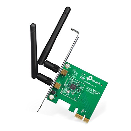 New: TP-Link TL-WN881ND - WIFI Adaptador PCI Express, Tarjeta de Red (300 Mbps, 2.4 GHz, 802.11n/g/b, 2 antenas desmontables), para Raspberry Pi, PC de Sobremesa New: TP-Link TL-WN881ND - WIFI Adaptador PCI Express, Tarjeta de Red (300 Mbps, 2.4 GHz, 802.11n/g/b, 2 antenas desmontables), para Raspberry Pi, PC de Sobremesa