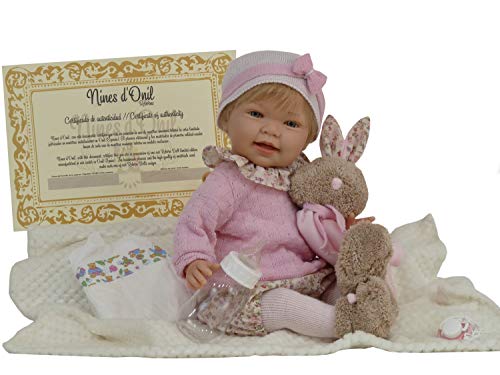 Nines Artesanals d'Onil-1035 Muñeca Reborn Niñas, Multicolor, única (1) Nines Artesanals d'Onil-1035 Muñeca Reborn Niñas, Multicolor, única (1)