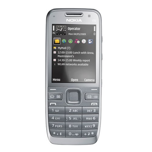 Nokia E-52 - Movistar Libre (60 MB de Capacidad) Color Gris Metalizado