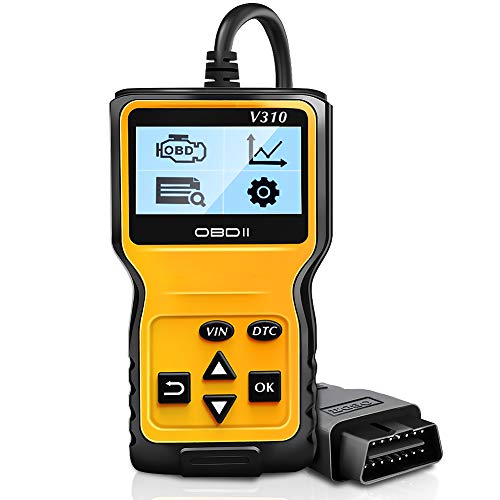 NWOUIIAY OBD2 Coche Diagnósticos Portátil con Standardem de 16 Pin Interfaz para Todos los Vehículos a Partir del 2000 con Protocolos OBD II Lectura y Borrado de Códigos de Error