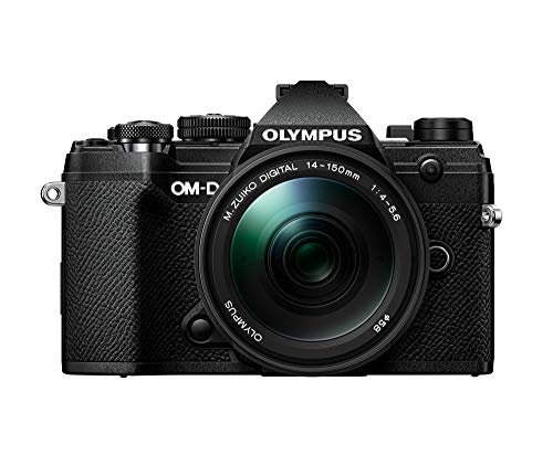 Olympus OM-D E-M5 Mark III CSC - Cámara de 20 MP (4K, estabilización de imagen en 5 ejes, AF por Detección de Fase) - pack con objetivo 14-15 mm EZ, color negro