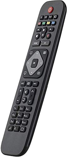 One For All URC1913 - Mando a Distancia de reemplazo para Televisores Philips – Control Remoto Universal para Todo Tipo de TVs de la Marca Philips - Negro