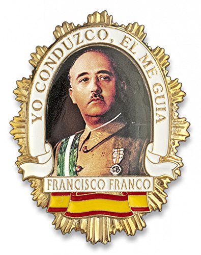 Outletdelocio. Placa metalica Francisco Franco. Especial para cartera de bolsillo