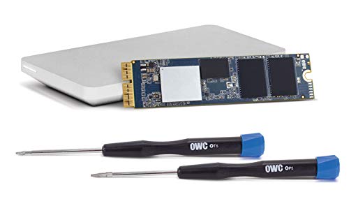 OWC 1,0 TB Aura Pro X2 SSD Actualización Completa de la solución con Herramientas y Envoy Pro recinto para MacBook Air (Mediados de 2013 a 2017) (Retina, Abierto 2013-mediados 2015), (S3DAPT4MB10K)