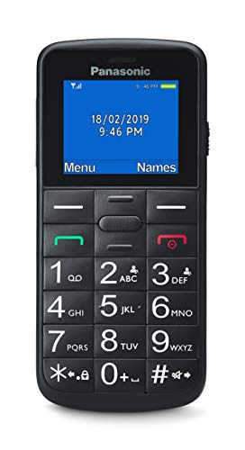 Panasonic KX-TU110EXB- Teléfono Móvil Para Personas Mayores (Pantalla y Teclas Grandes, Botón SOS, Resistente a Golpes, Linterna, Batería 22h) - Color Negro Panasonic KX-TU110EXB- Teléfono Móvil Para Personas Mayores (Pantalla y Teclas Grandes, Botón SOS, Resistente a Golpes, Linterna, Batería 22h) - Color Negro