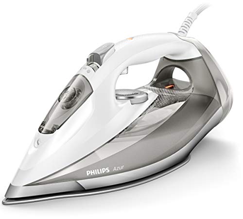 Philips Azur GC4901/10 - Plancha Ropa Vapor, 2800 W, Golpe de Vapor de 220 g, 50 g/min de Vapor Continuo, Limpieza de Cal en 15 segundos, Autoapagado, Gris