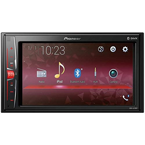 Pioneer 1025926 Pantalla Doble DIN Multimedia y Bluetooth, Negro, Única