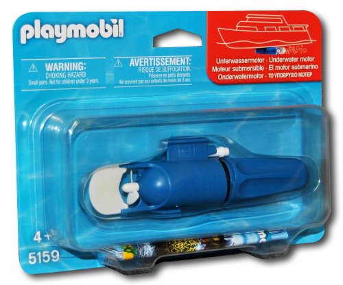 Playmobil Accesorios - Submarino Motor por Barco Vehículos de juguete, Color Azul (Playmobil 5159) Playmobil Accesorios - Submarino Motor por Barco Vehículos de juguete, Color Azul (Playmobil 5159)