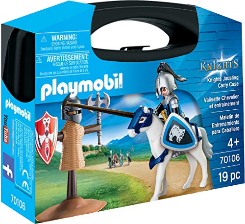 PLAYMOBIL- Maletín de Entrenamiento para Caballero Juguete, Multicolor (geobra Brandstätter 70106)