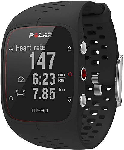 Polar M430 Reloj de Running con GPS y Frecuencia cardíaca en la muñeca - Multideporte - actividad 24/7 - Negro, M/L Polar M430 Reloj de Running con GPS y Frecuencia cardíaca en la muñeca - Multideporte - actividad 24/7 - Negro, M/L