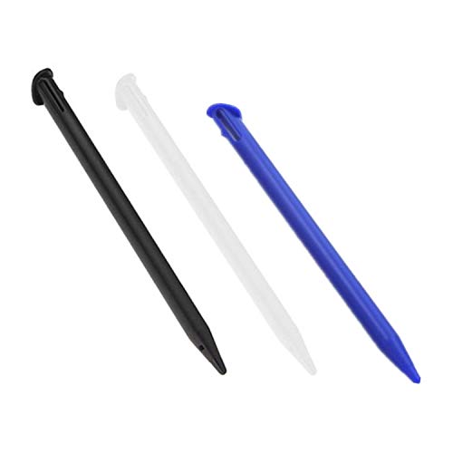 PPX 3 Piezas de Punteros stylus Lapices para Nueva Nintendo 3DS XL, New 3DS LL,negro, blanco, azul PPX 3 Piezas de Punteros stylus Lapices para Nueva Nintendo 3DS XL, New 3DS LL,negro, blanco, azul
