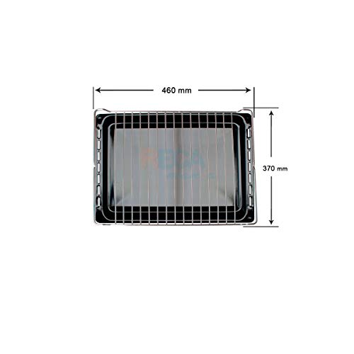 Recamania Pack Parrilla y Bandeja Horno Teka 370x460mm Recamania Pack Parrilla y Bandeja Horno Teka 370x460mm