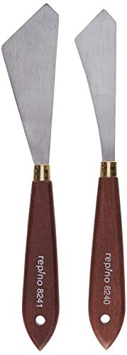 Repino cuchillo del pintor Cuchillo de paleta espátulas. Juego de 2 Artistas Espátula para acrílico y aceite Repino cuchillo del pintor Cuchillo de paleta espátulas. Juego de 2 Artistas Espátula para acrílico y aceite